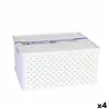 Storage Box with Lid Tontarelli Arianna 33 x 29 x 16 cm (4 Units) White 13 L