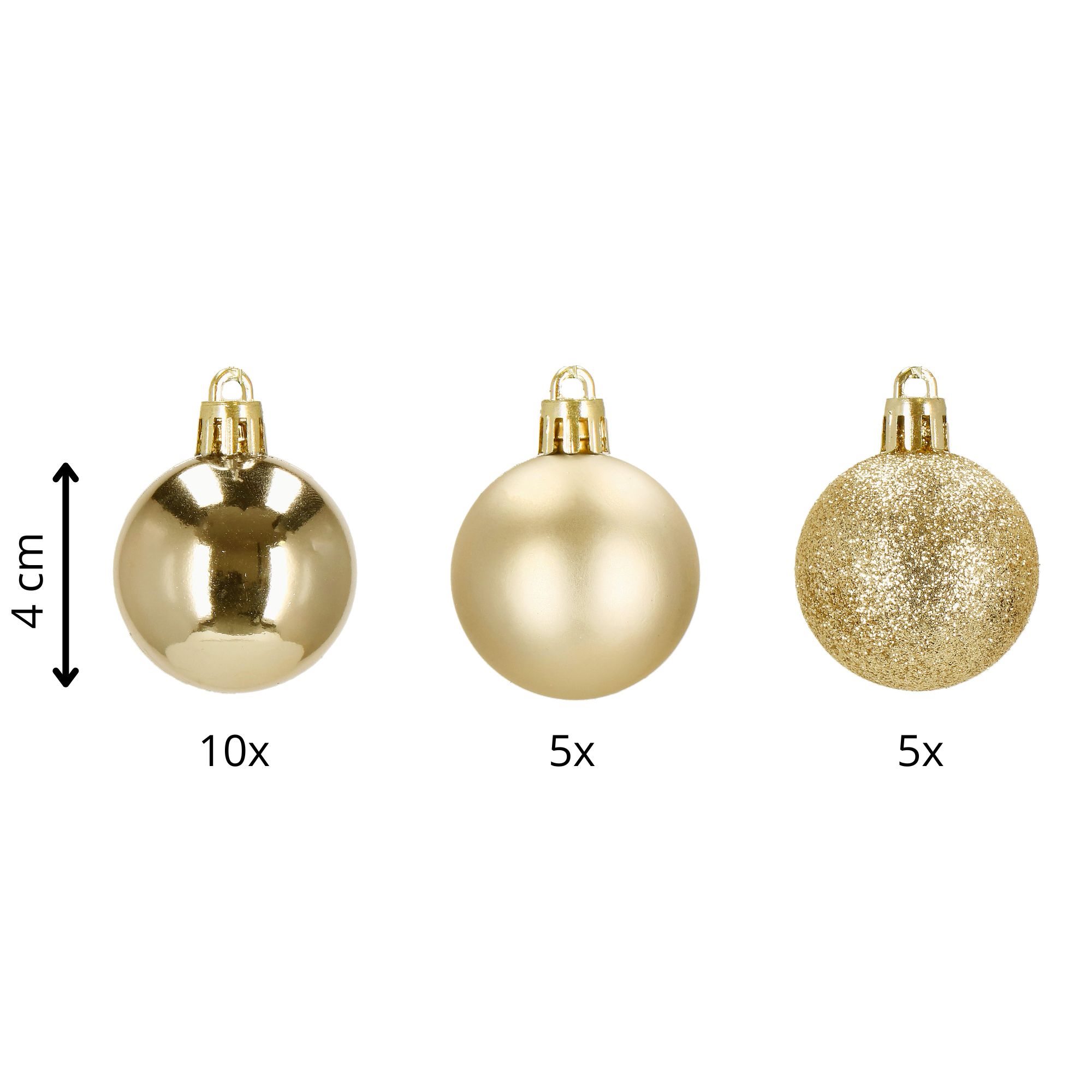 Christmas tree decoration Springos CA0843 20 pcs.