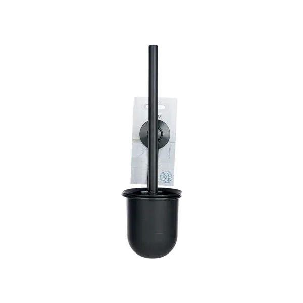 Toilet Brush Black Steel ABS 10 x 36 x 10 cm (12 Units)