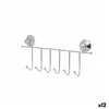 Door Coat Rack Steel ABS 39 x 16 x 4,5 cm (12 Units)