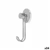 Hook for hanging up Steel ABS 6 x 13 x 4 cm (24 Units)