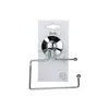 Toilet Roll Holder Steel ABS 12 x 14 x 3,5 cm (12 Units)