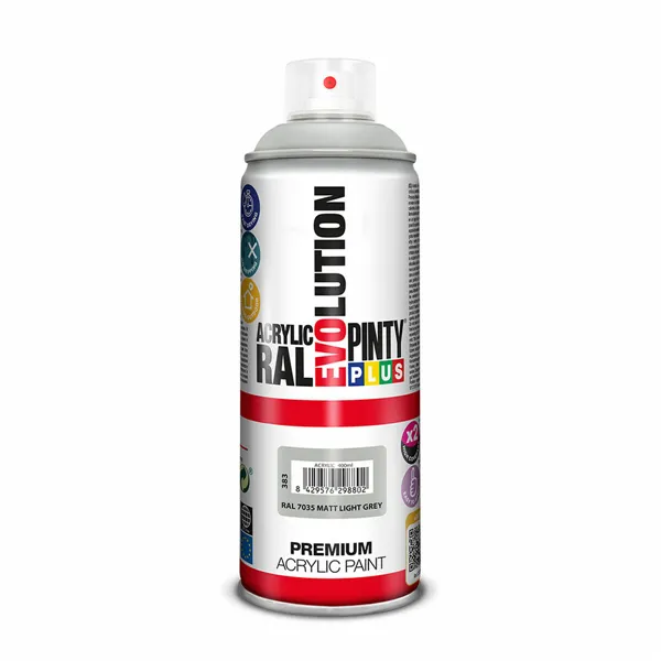 Spray paint Pintyplus Evolution RAL 7035 Light grey 400 ml Matt