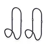 Hangers Black Metal Set 2 Pieces (6 Units)