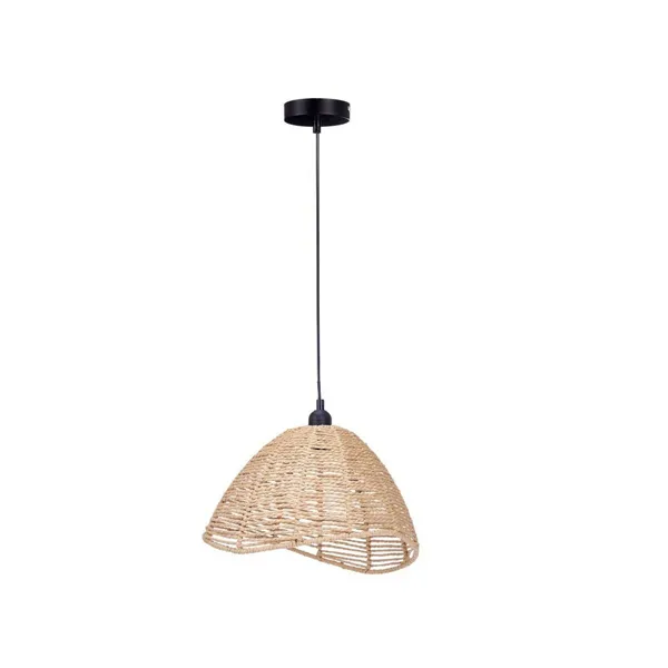 Ceiling Light Natural Rattan 60 W Cone-shaped 220 -240 V 34 x 20 x 30 cm (2 Units)