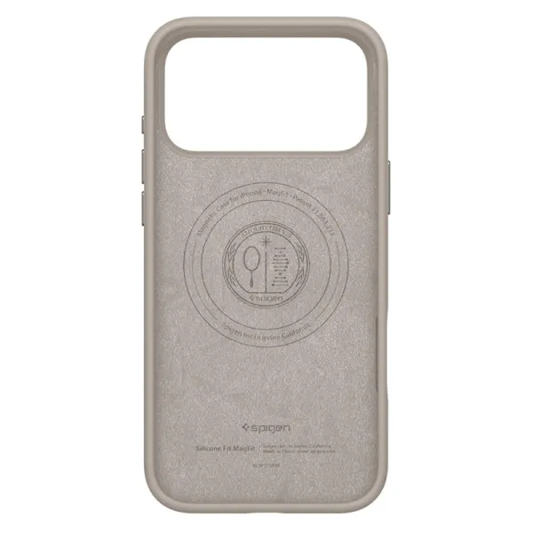 Spigen Silicone Fit Mag MagSafe - Case for iPhone 17 Pro Max (Stone)