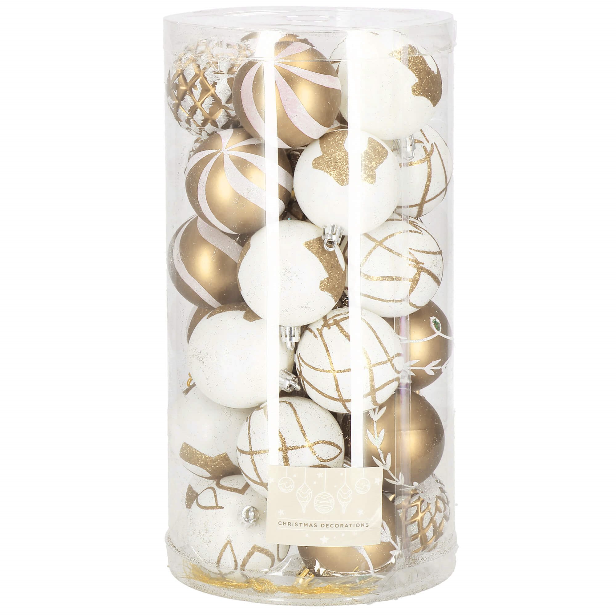 Christmas Tree Ornaments Springos CA0865 6 cm 30 pcs