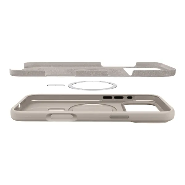 Spigen Silicone Fit Mag MagSafe - Case for iPhone 17 Pro Max (Stone)