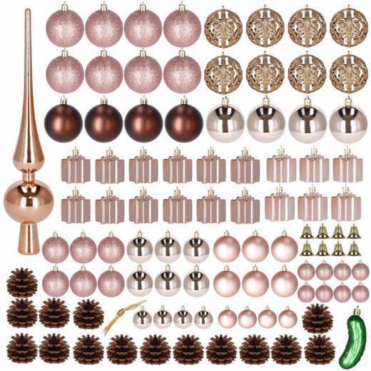 Christmas tree decoration Springos CA0154 102 pcs.