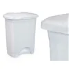 Pedal bin White Plastic 10 L (8 Units)