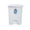 Pedal bin White Plastic 10 L (8 Units)