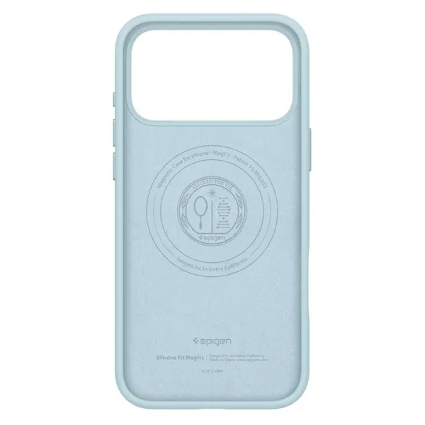 Spigen Silicone Fit Mag MagSafe - Case for iPhone 17 Pro Max (Mute Blue)