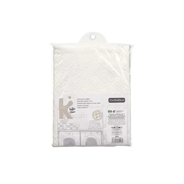 Protective Cover for Washing Machine White 63 x 58 x 85 cm Padded (12 Units)