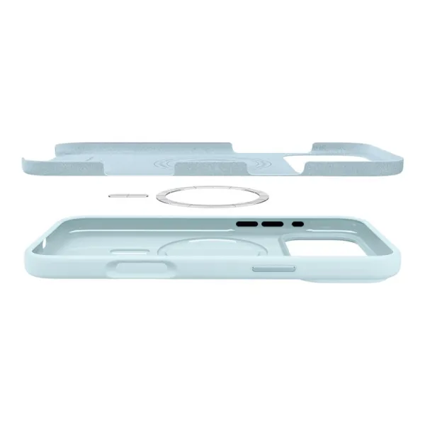Spigen Silicone Fit Mag MagSafe - Case for iPhone 17 Pro Max (Mute Blue)