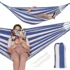 Hammock for two people Springos HM038 200x150 cm - white-blue