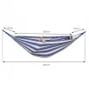 Hammock for two people Springos HM038 200x150 cm - white-blue