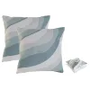 Set of cushions Home ESPRIT Waves 45 x 5 x 45 cm (2 Units)