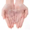 Acrylic bauble Springos CA2008 8cm heart