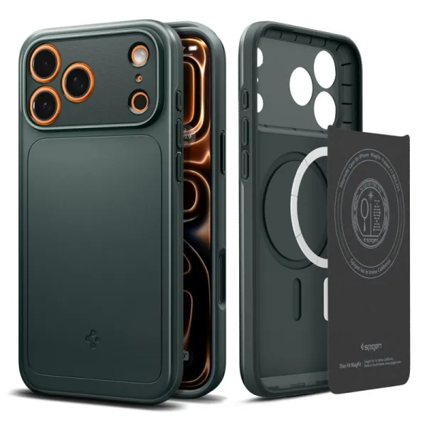 Spigen Thin Fit Mag MagSafe - Case for iPhone 17 Pro Max (Abyss Green)