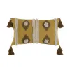 Cushion Home ESPRIT Brown Beige Mustard 50 x 15 x 30 cm