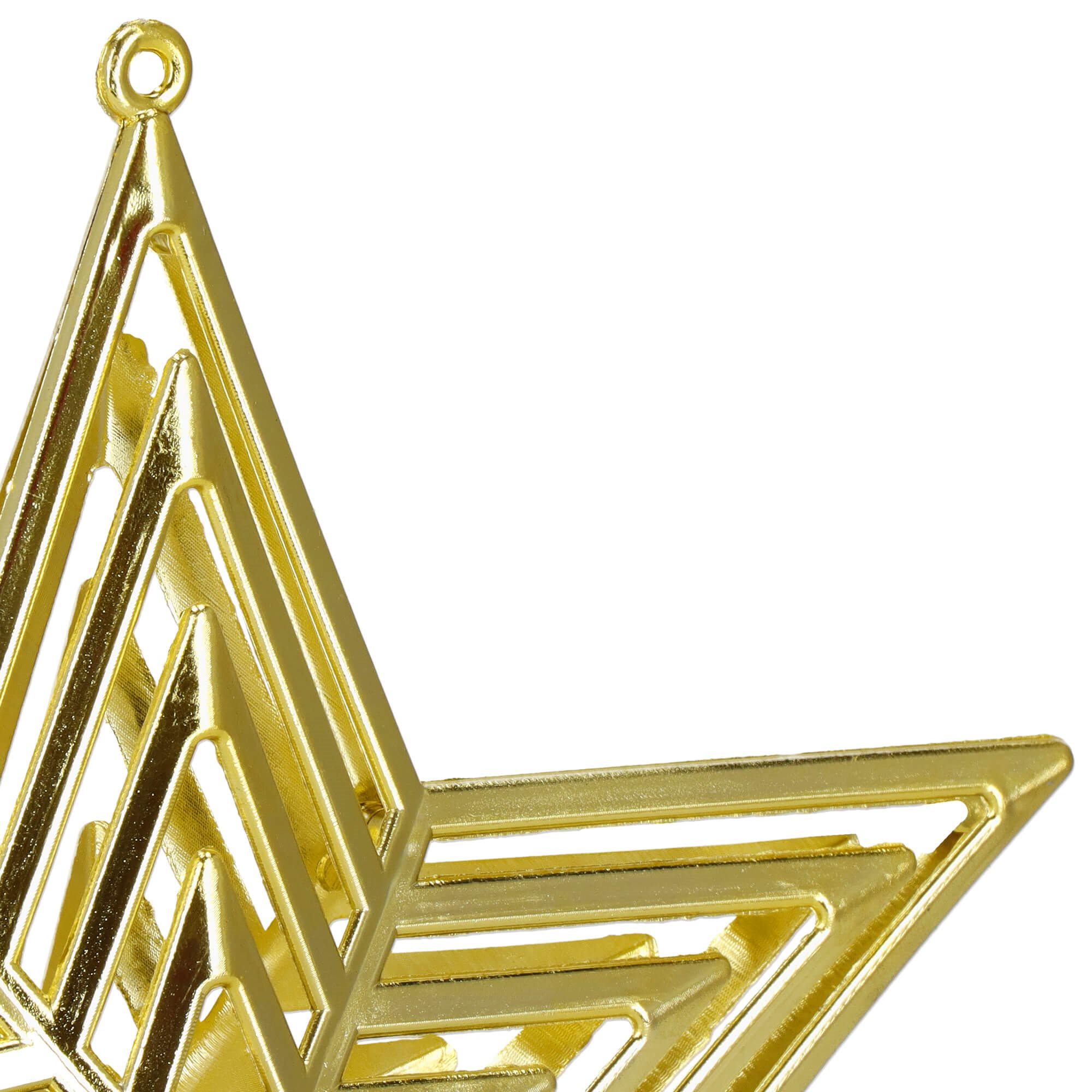 Christmas tree topper Springos CA1277 23 cm gold star | Buy online — Megaluks