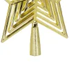 Christmas tree topper Springos CA1277 23 cm gold star | Buy online — Megaluks
