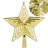 Christmas tree topper Springos CA1277 23 cm gold star | Buy online — Megaluks