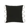 Cushion Home ESPRIT Black 45 x 15 x 45 cm