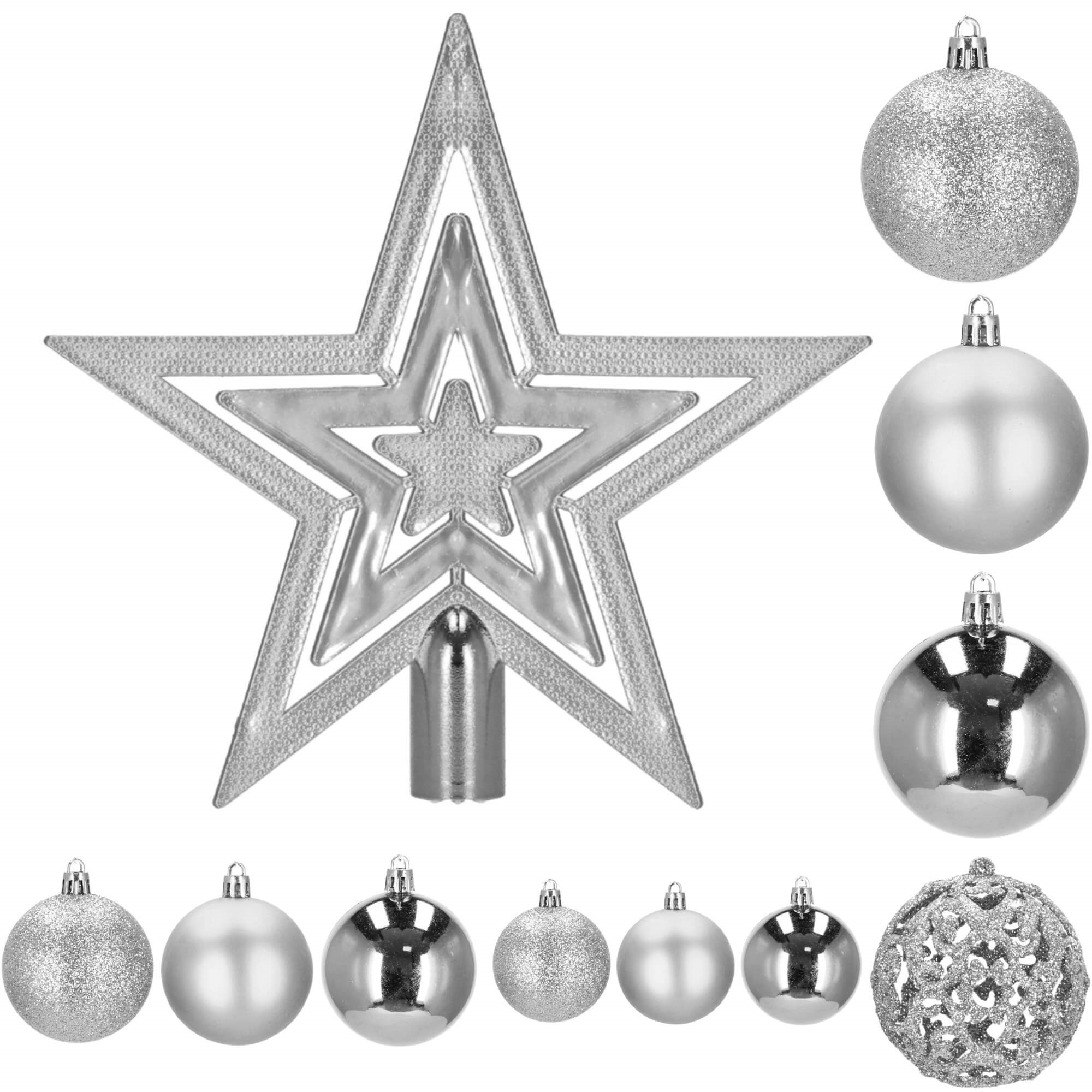 Christmas tree baubles Springos CA0020 set of 100