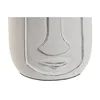 Vase Home ESPRIT White Mango wood Modern Face 15 x 15 x 45 cm