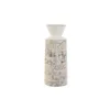 Vase Home ESPRIT White Natural Mango wood Colonial 15 x 15 x 22,5 cm