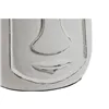 Vase Home ESPRIT White Mango wood Modern Face 15 x 15 x 30 cm