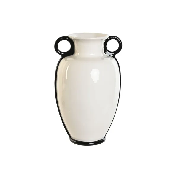 Vase Home ESPRIT Bicoloured Ceramic Modern 16 x 15 x 26 cm