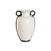 Vase Home ESPRIT Bicoloured Ceramic Modern 16 x 15 x 26 cm