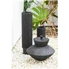 Vase Home ESPRIT Black Resin Colonial 12 x 12 x 47,5 cm