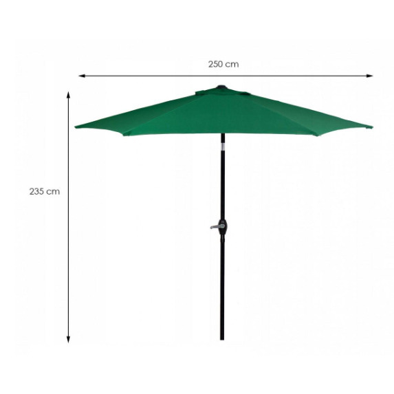 Puutarhasateenvarjo Springos GU0014 250cm | Osta verkosta — Megaluks