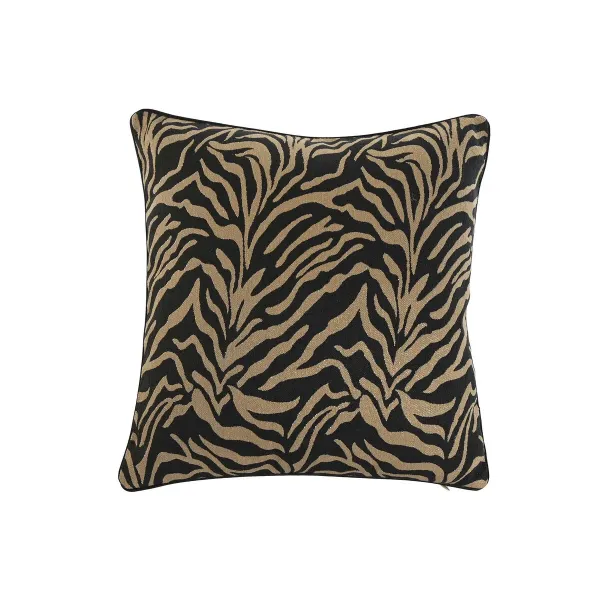 Cushion Home ESPRIT Black Golden 45 x 15 x 45 cm