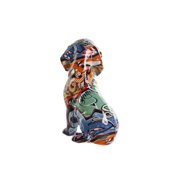 Decorative Figure Home ESPRIT Multicolour Dog 13,5 x 9,5 x 19,5 cm