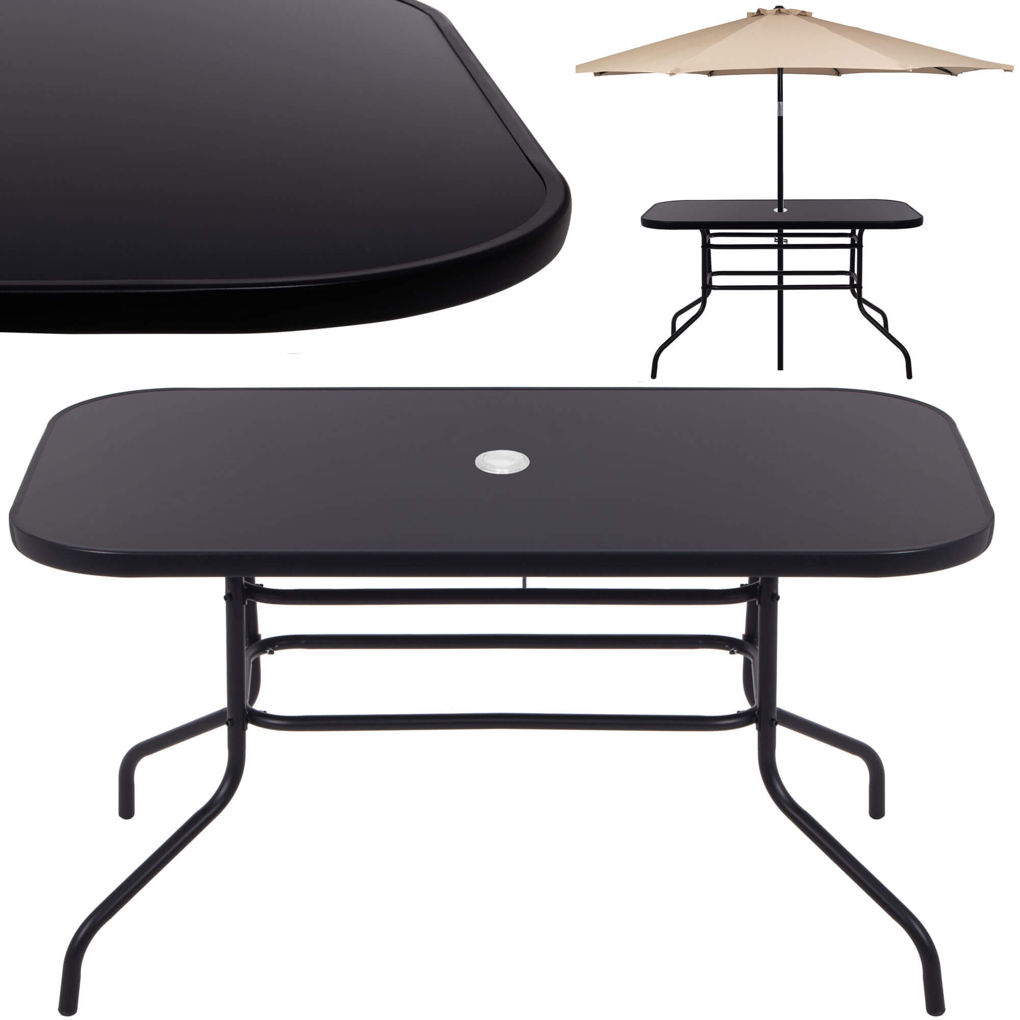 Garden table Springos GF0081 140 X 80 X 70 CM