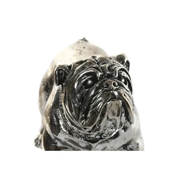 Decorative Figure Home ESPRIT Silver Dog Loft 28,5 x 11 x 16 cm