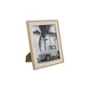 Photo frame Home ESPRIT Natural Crystal MDF Wood 25 x 1,8 x 30 cm