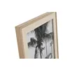 Photo frame Home ESPRIT Natural Crystal MDF Wood 25 x 1,8 x 30 cm