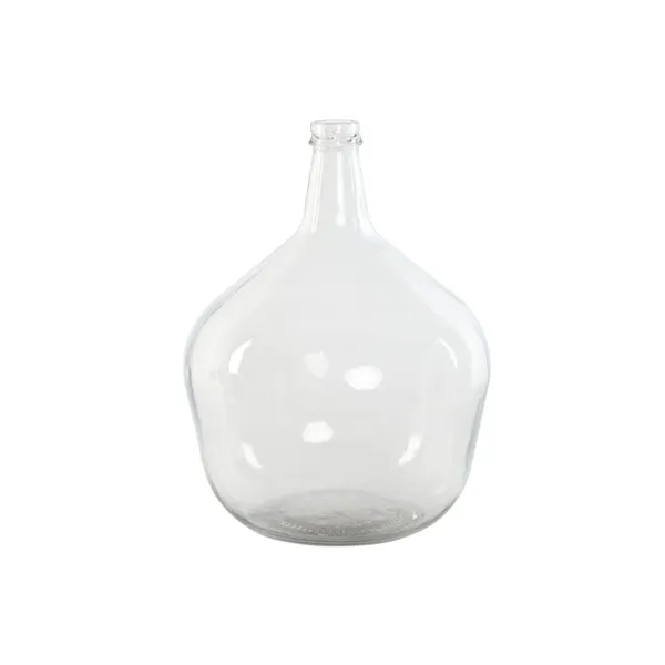 Vase Home ESPRIT Transparent Recycled glass 31 x 31 x 43 cm