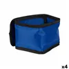 Dog collar Blue Black PVC Gel 6,5 x 1 x 45 cm Coolant (4 Units)