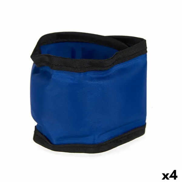 Dog collar Blue Black PVC Gel 6,3 x 1 x 30 cm Coolant (4 Units)