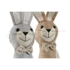 Door stop Home ESPRIT Sand 20 x 10 x 35 cm Rabbit (2 Units)