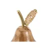 Decorative Figure Home ESPRIT Golden Natural Colonial Pear 9 x 9 x 15 cm