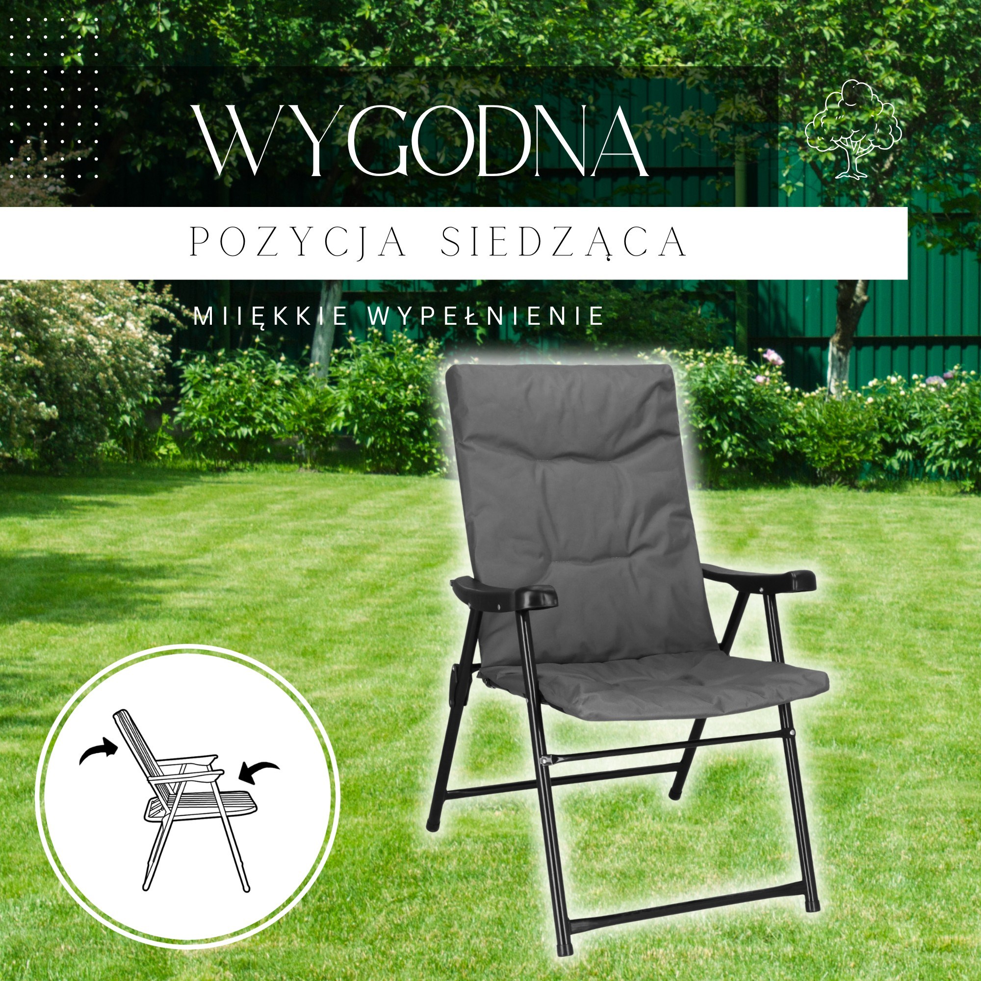 Garden chair Springos GC0064