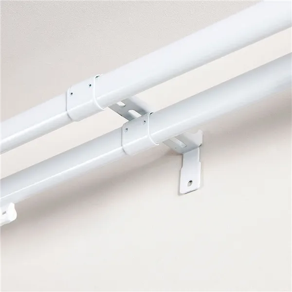 Curtain rail brackets Stor Planet Cintacor Central White