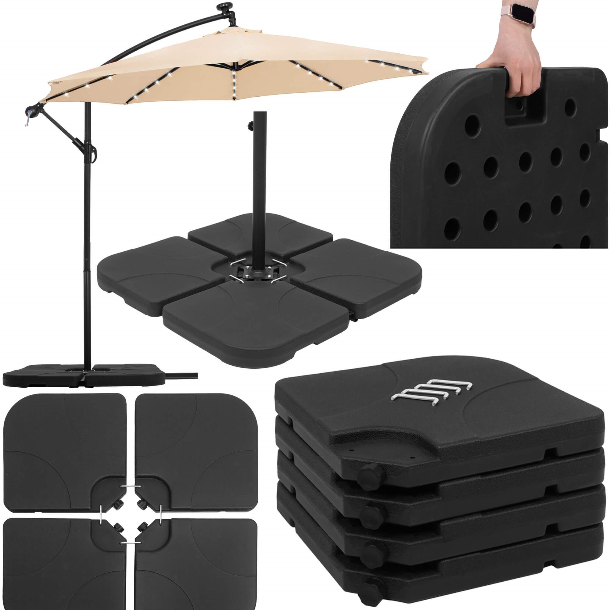 Umbrella base Springos GU0053 60L